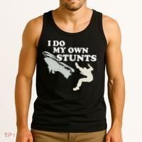 I Do My Own Stunts Snowmobile Snow Machine All Tank Top thumb 3