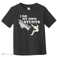 I Do My Own Stunts Snowmobile Snow Machine All Toddler T-Shirt thumb 0