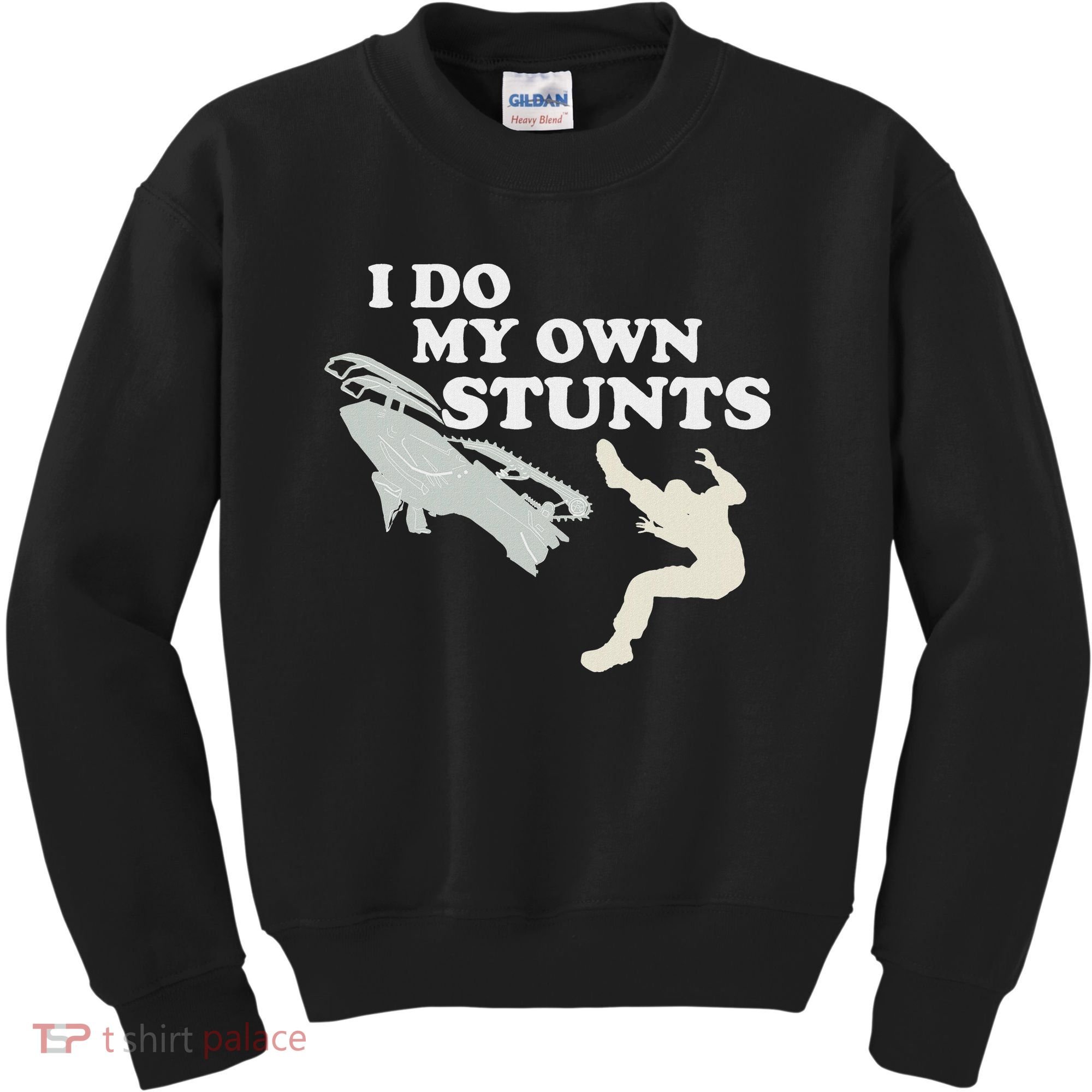 I Do My Own Stunts Snowmobile Snow Machine All Kids Sweatshirt