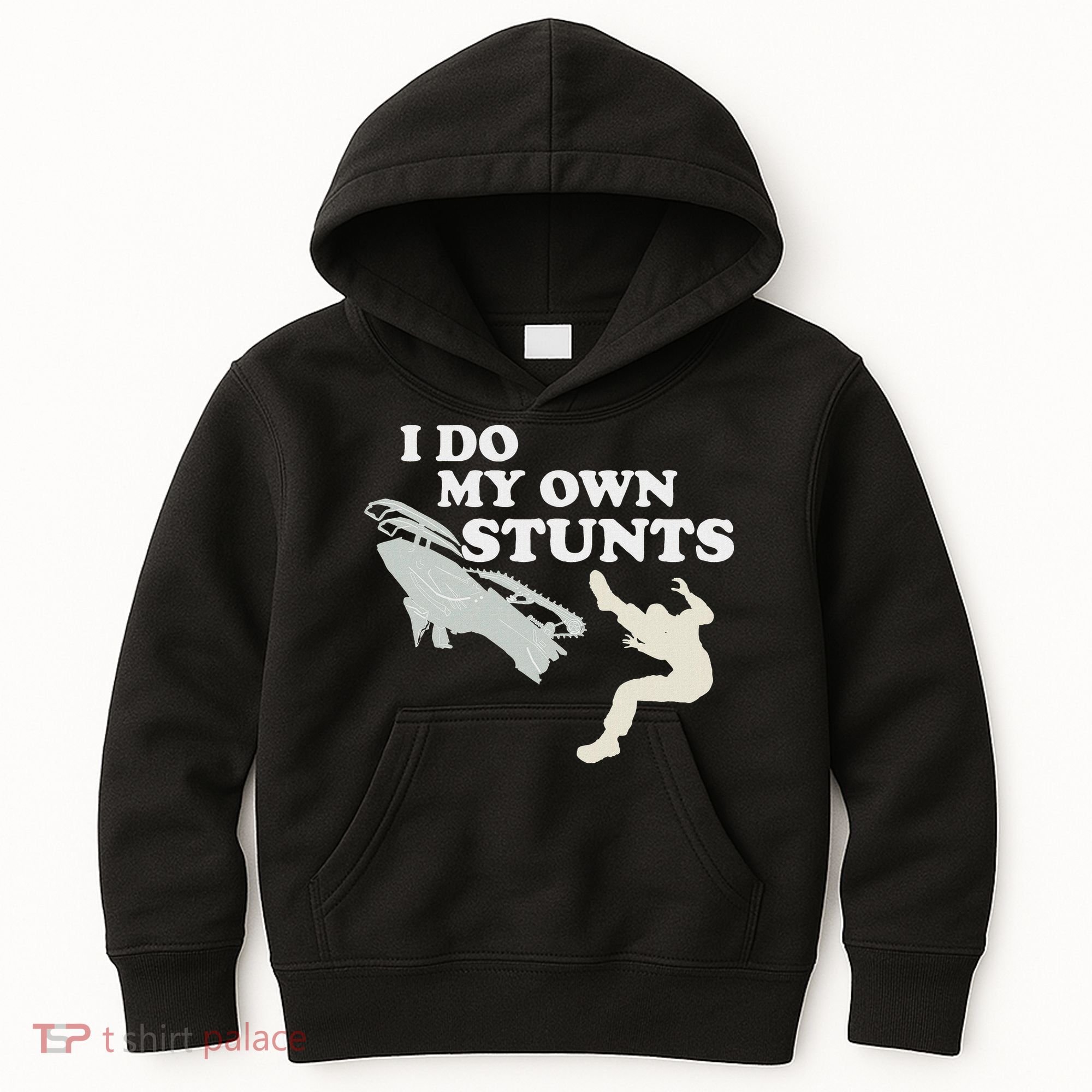 I Do My Own Stunts Snowmobile Snow Machine All Kids Hoodie