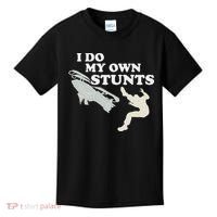 I Do My Own Stunts Snowmobile Snow Machine All Kids T-Shirt thumb 0