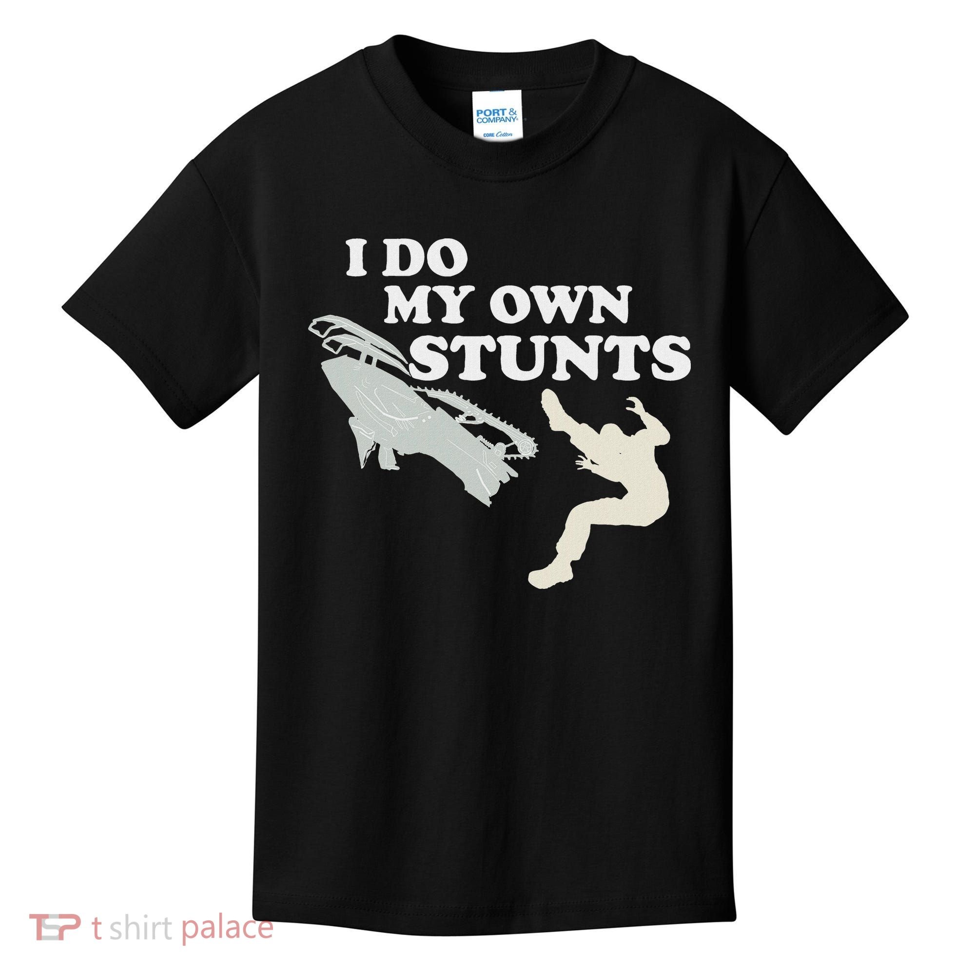 I Do My Own Stunts Snowmobile Snow Machine All Kids T-Shirt