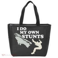 I Do My Own Stunts Snowmobile Snow Machine All Tote Bag thumb 0