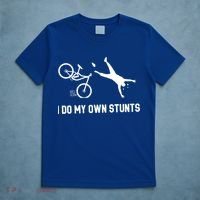 I Do My Own Stunts Mountain Bike Funny Mtb Gift T-Shirt thumb 5