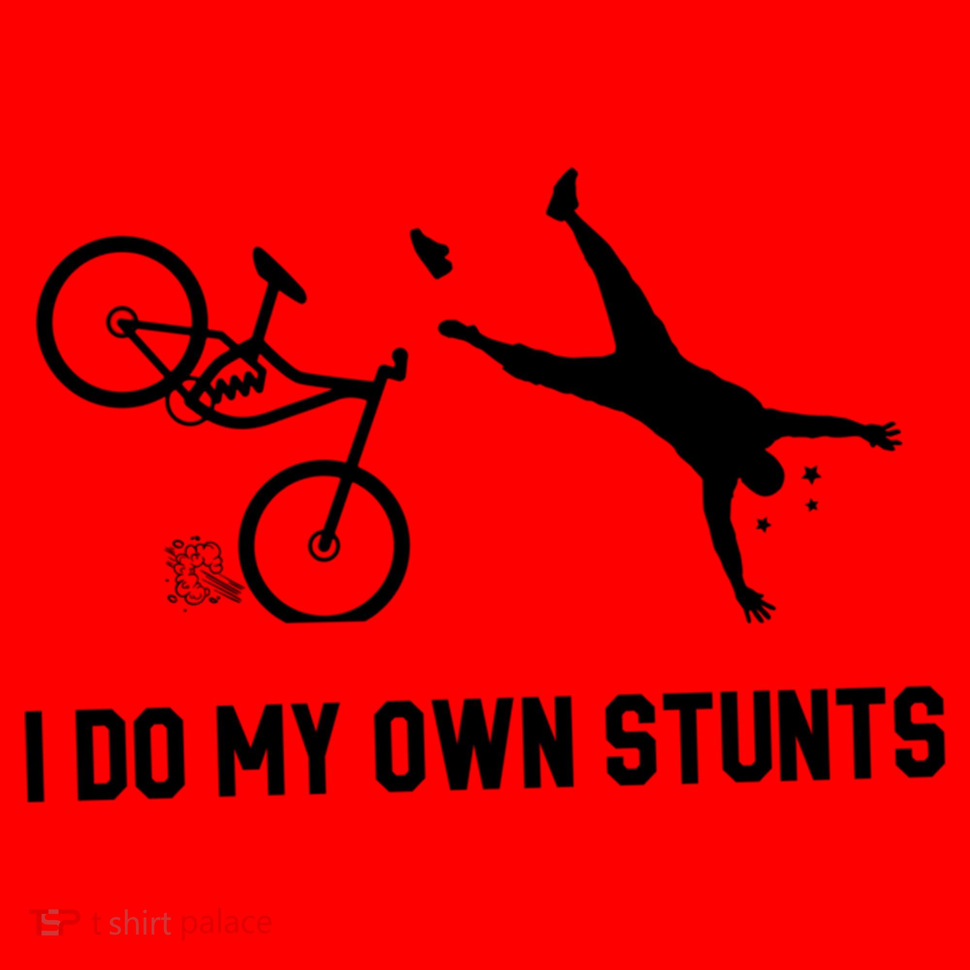 I Do My Own Stunts Mountain Bike Funny Mtb Gift Santa Hat