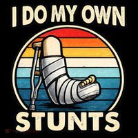 I Do My Own Stunts Broken Leg Funny Meme Coffee Mug thumb 5