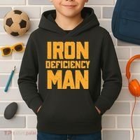 Iron Deficiency Man Kids Hoodie thumb 2