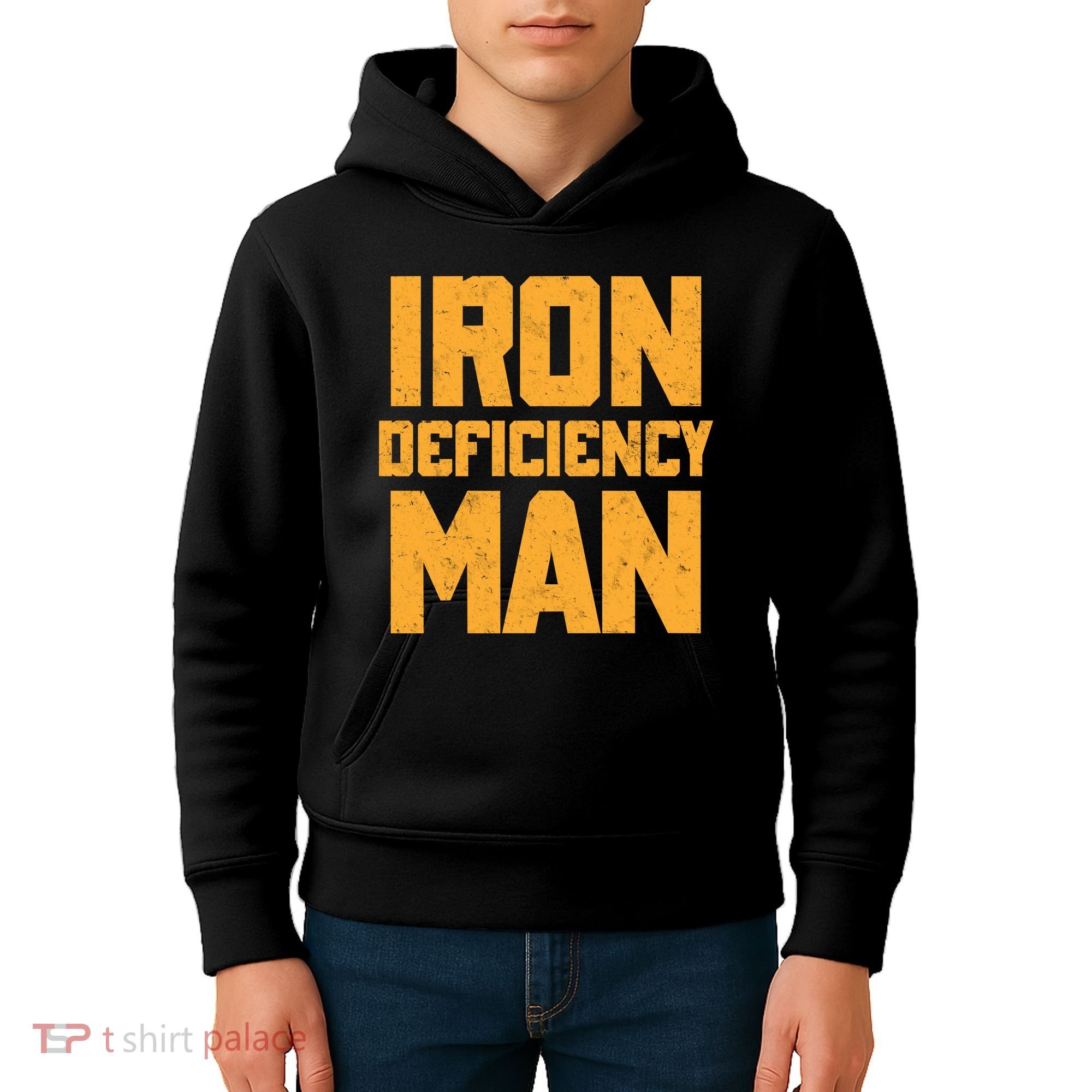 Iron Deficiency Man Kids Hoodie