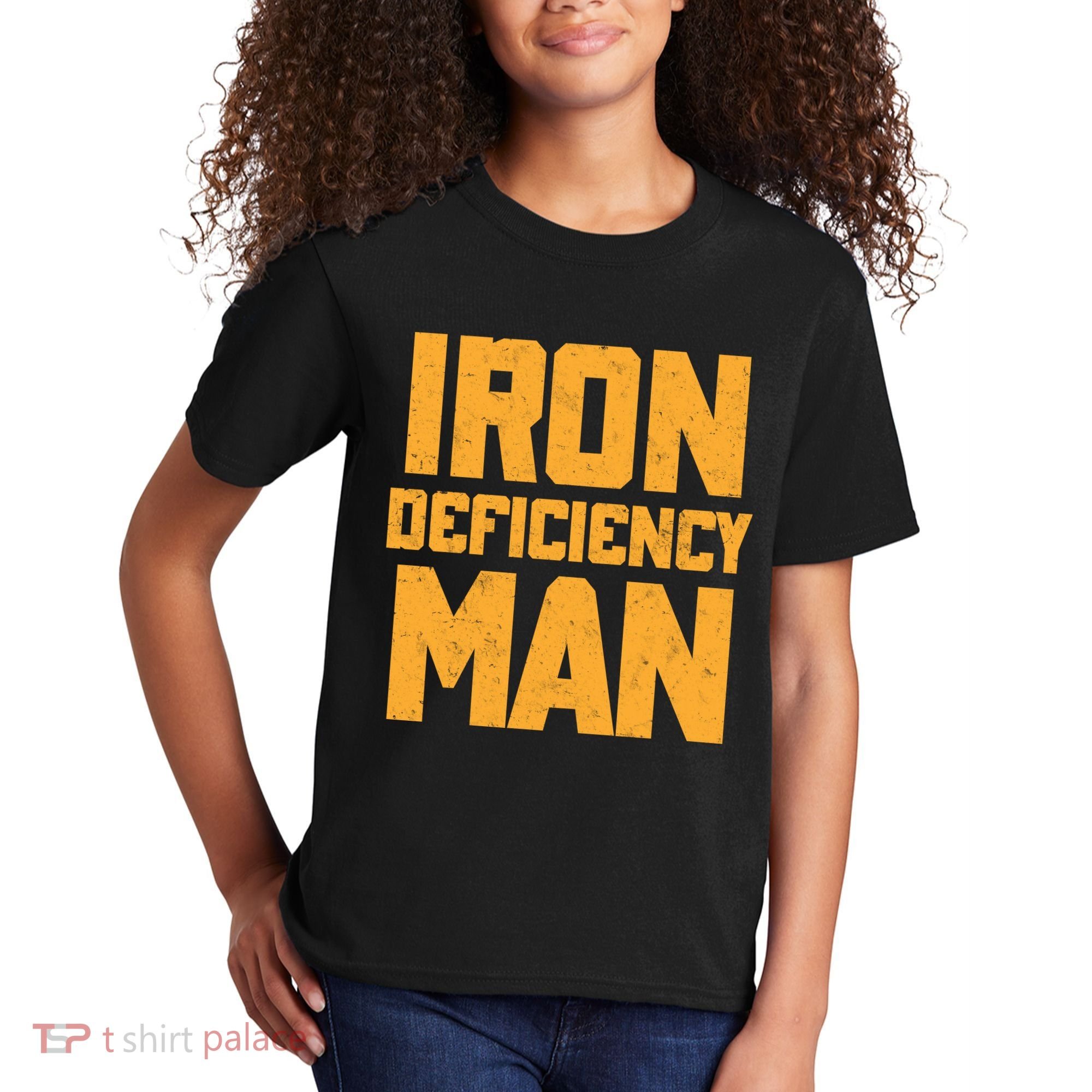 Iron Deficiency Man Kids T-Shirt