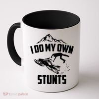 I Do My Own Stunts Snowmobile Cool Gift Coffee Mug thumb 0