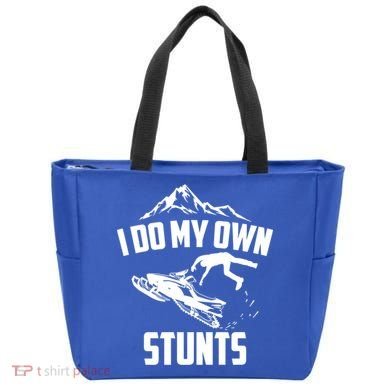 I Do My Own Stunts Snowmobile Cool Gift Tote Bag