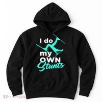 I Do My Own Stunts Jet Ski Lover Gift For Skier Hoodie thumb 0