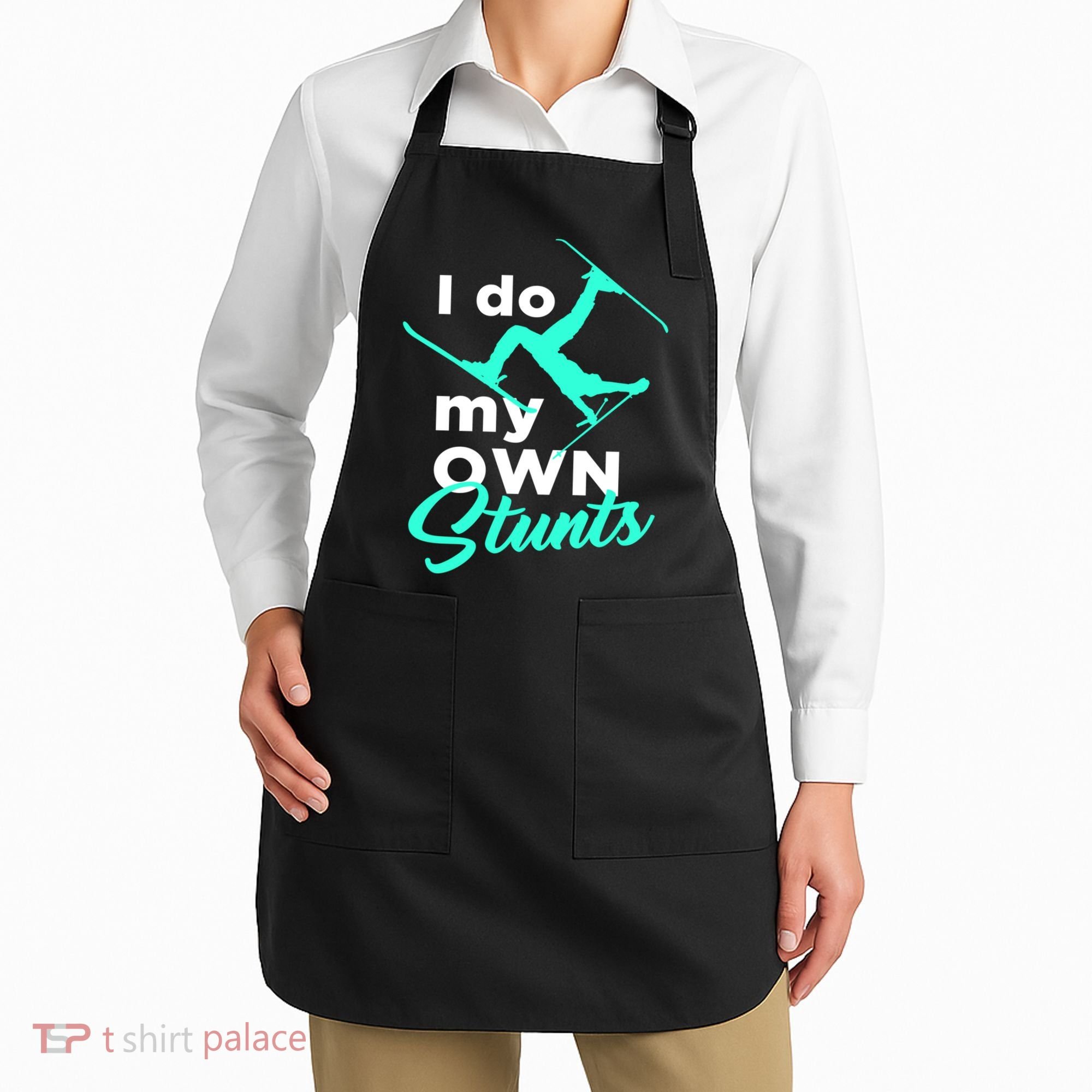 I Do My Own Stunts Jet Ski Lover Gift For Skier Apron