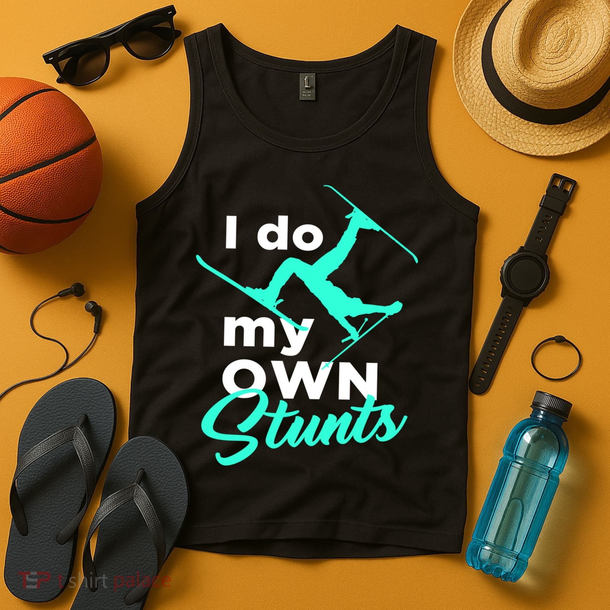 I Do My Own Stunts Jet Ski Lover Gift For Skier Tank Top