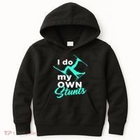 I Do My Own Stunts Jet Ski Lover Gift For Skier Kids Hoodie thumb 0