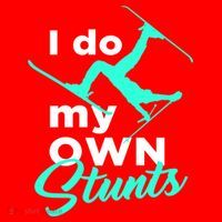 I Do My Own Stunts Jet Ski Lover Gift For Skier Santa Hat thumb 1