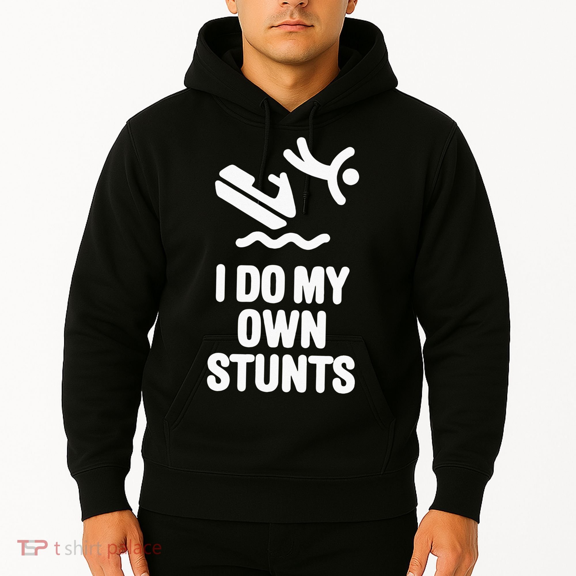 I Do My Own Stunts Jet Ski Personal Watercraft PWC Gift Hoodie