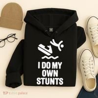 I Do My Own Stunts Jet Ski Personal Watercraft PWC Gift Hoodie thumb 4
