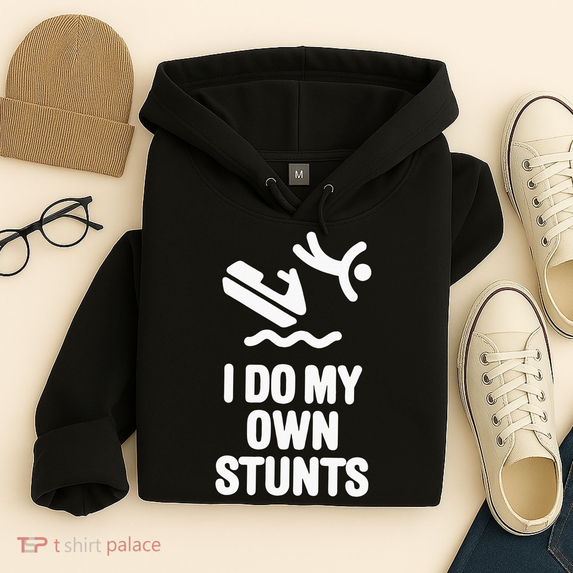 I Do My Own Stunts Jet Ski Personal Watercraft PWC Gift Hoodie