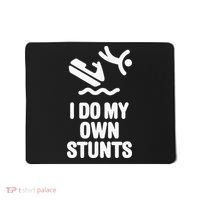 I Do My Own Stunts Jet Ski Personal Watercraft PWC Gift Mousepad thumb 0