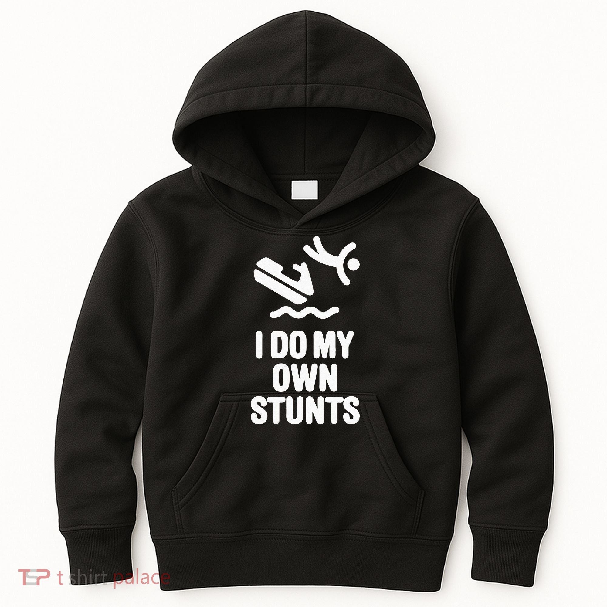 I Do My Own Stunts Jet Ski Personal Watercraft PWC Gift Kids Hoodie
