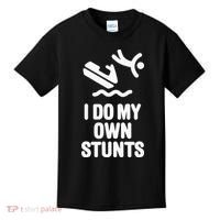 I Do My Own Stunts Jet Ski Personal Watercraft PWC Gift Kids T-Shirt thumb 0