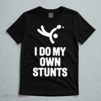 I Do My Own Stunts Funny Table Tennis Paddle Ping Pong Gift T-Shirt thumb 5