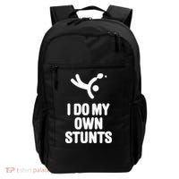 I Do My Own Stunts Funny Table Tennis Paddle Ping Pong Gift Backpack thumb 0