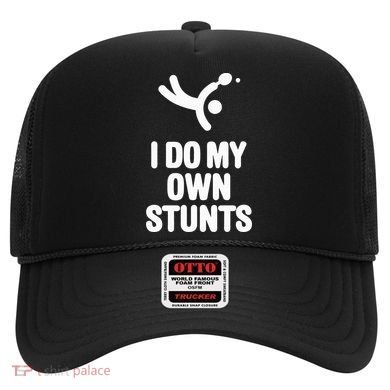 I Do My Own Stunts Funny Table Tennis Paddle Ping Pong Gift Hat