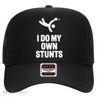 I Do My Own Stunts Funny Table Tennis Paddle Ping Pong Gift Hat thumb 0