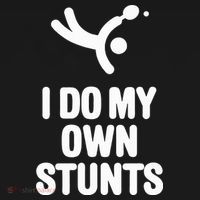I Do My Own Stunts Funny Table Tennis Paddle Ping Pong Gift Women's T-Shirt thumb 6