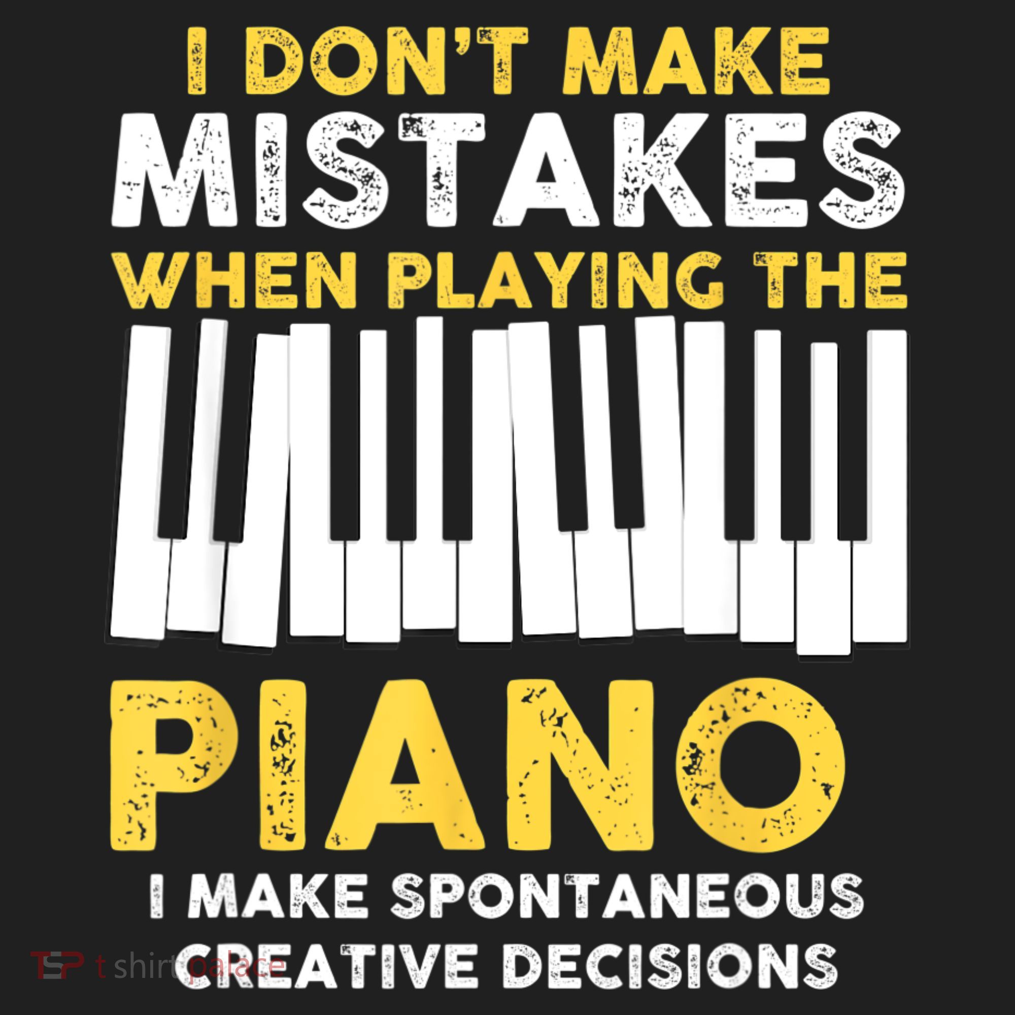 I Don't Make Mistakes Piano Musician Humor Beanie