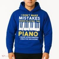 I Don't Make Mistakes Piano Musician Humor Hoodie thumb 2