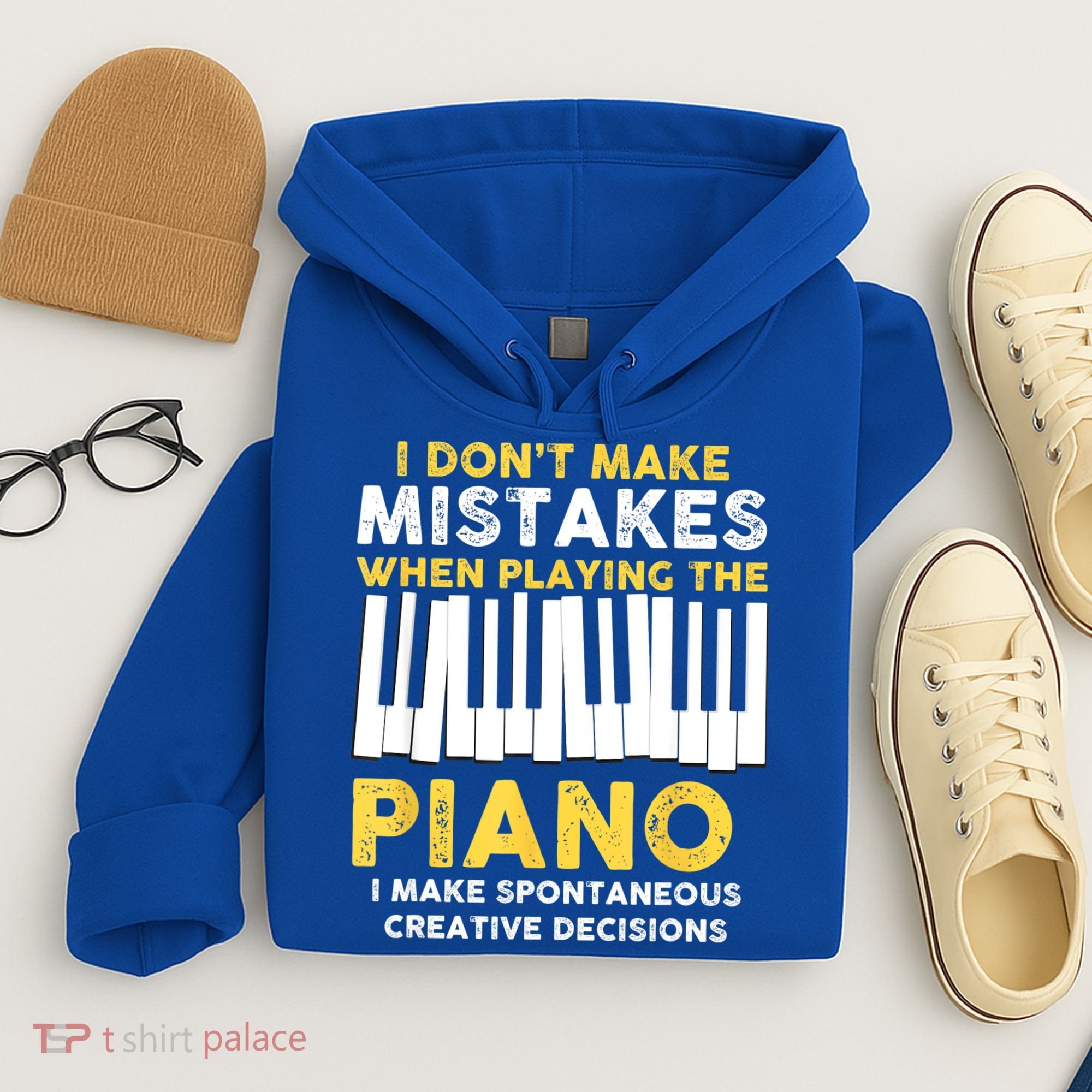 I Don't Make Mistakes Piano Musician Humor Hoodie