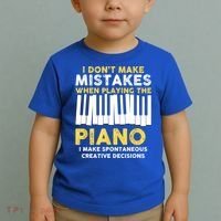 I Don't Make Mistakes Piano Musician Humor Toddler T-Shirt thumb 2