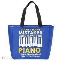 I Don't Make Mistakes Piano Musician Humor Tote Bag thumb 0
