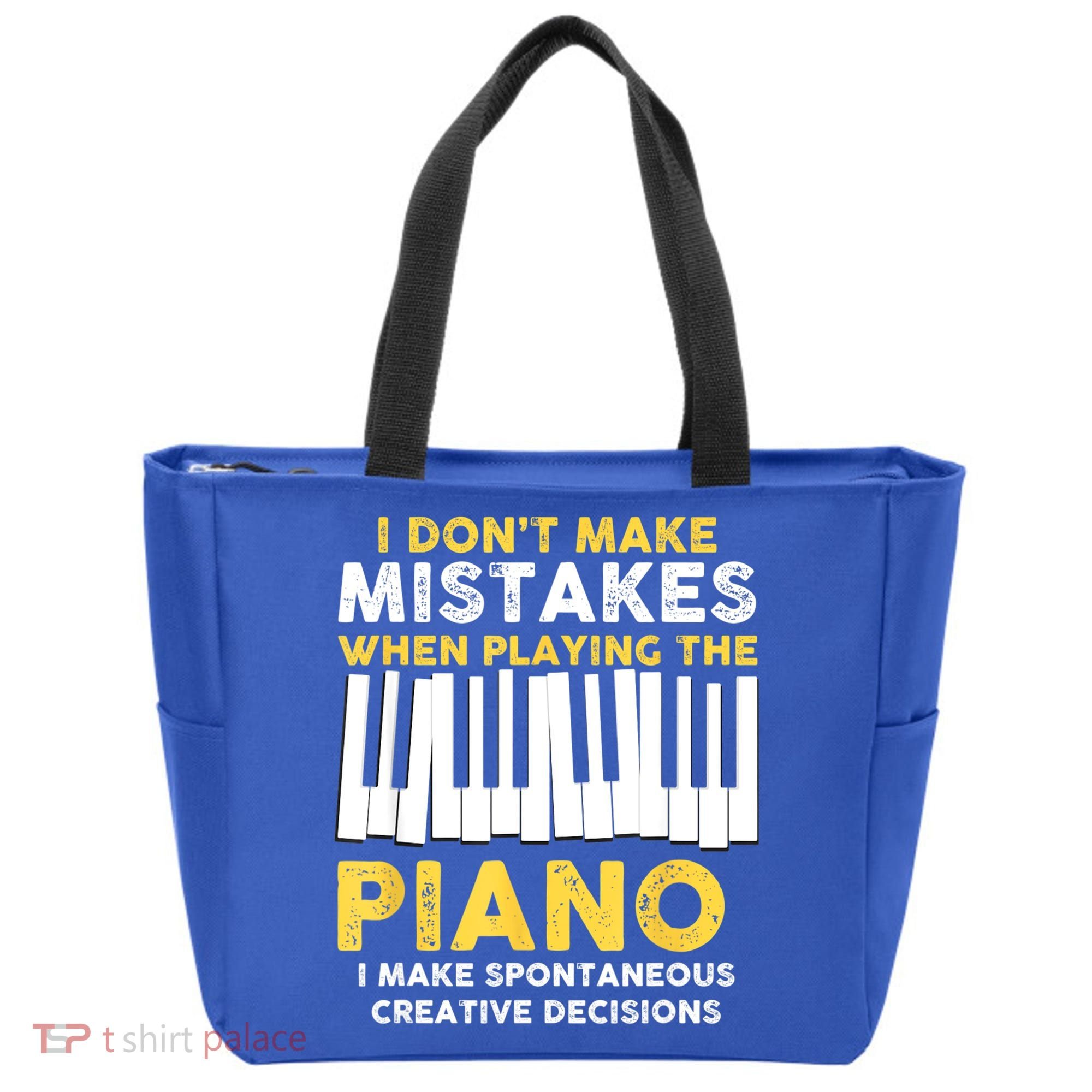 I Don't Make Mistakes Piano Musician Humor Tote Bag