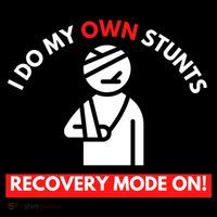 I Do My Own Stunts Funny Quotes Broken Bone Trip Accident Women's Hoodie thumb 2