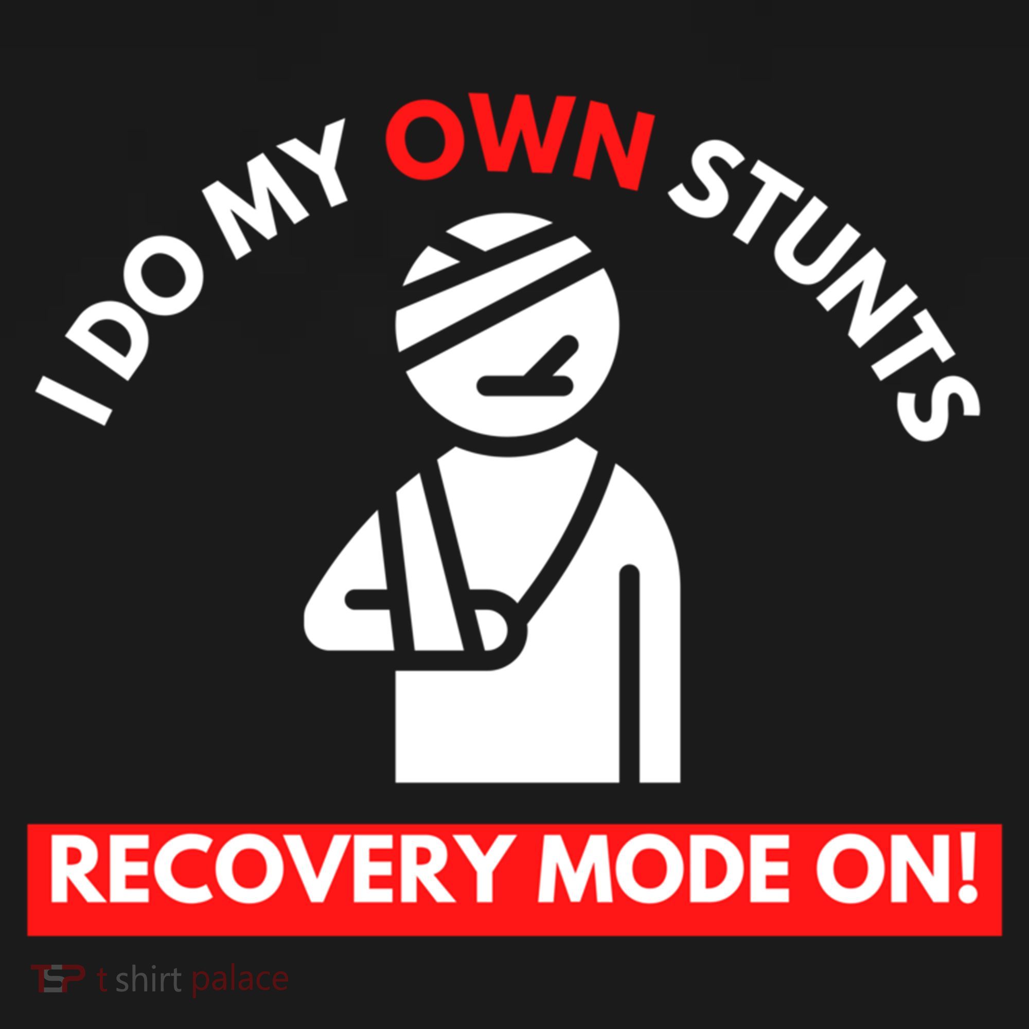 I Do My Own Stunts Funny Quotes Broken Bone Trip Accident Mousepad