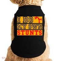 I Do My Own Stunts Funny Broken Bone Injury Get Well Doggie Tank thumb 0