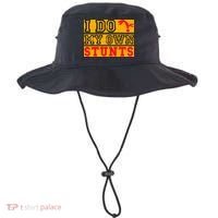 I Do My Own Stunts Funny Broken Bone Injury Get Well Bucket Hat thumb 0