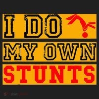 I Do My Own Stunts Funny Broken Bone Injury Get Well Hat thumb 2