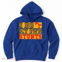 I Do My Own Stunts Funny Broken Bone Injury Get Well Hoodie thumb 0