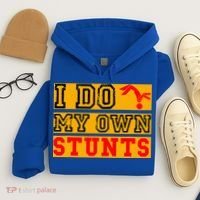 I Do My Own Stunts Funny Broken Bone Injury Get Well Hoodie thumb 4