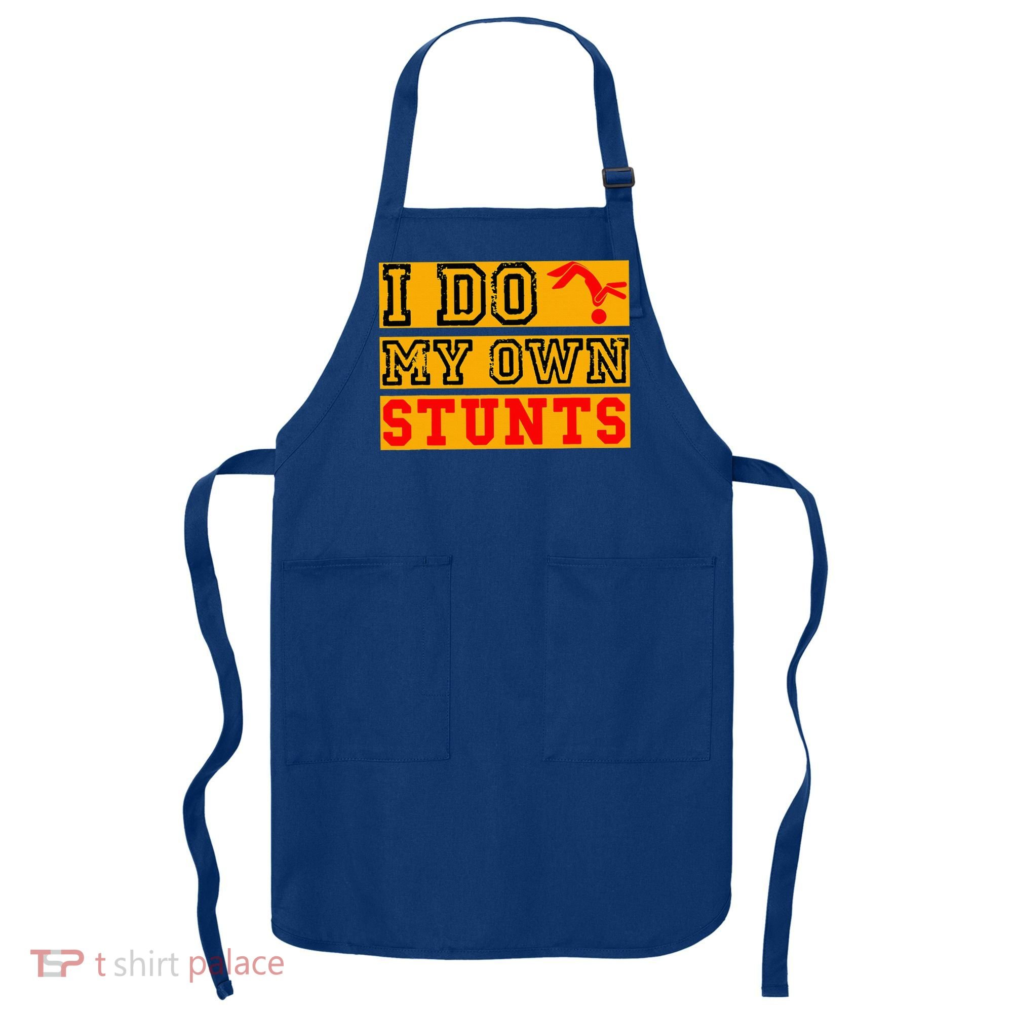 I Do My Own Stunts Funny Broken Bone Injury Get Well Apron