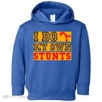 I Do My Own Stunts Funny Broken Bone Injury Get Well Toddler Hoodie thumb 0
