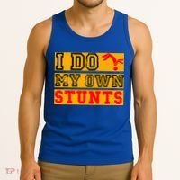 I Do My Own Stunts Funny Broken Bone Injury Get Well Tank Top thumb 3