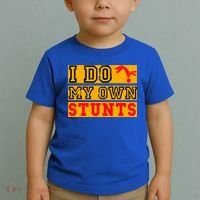 I Do My Own Stunts Funny Broken Bone Injury Get Well Toddler T-Shirt thumb 2