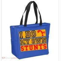 I Do My Own Stunts Funny Broken Bone Injury Get Well Tote Bag thumb 2