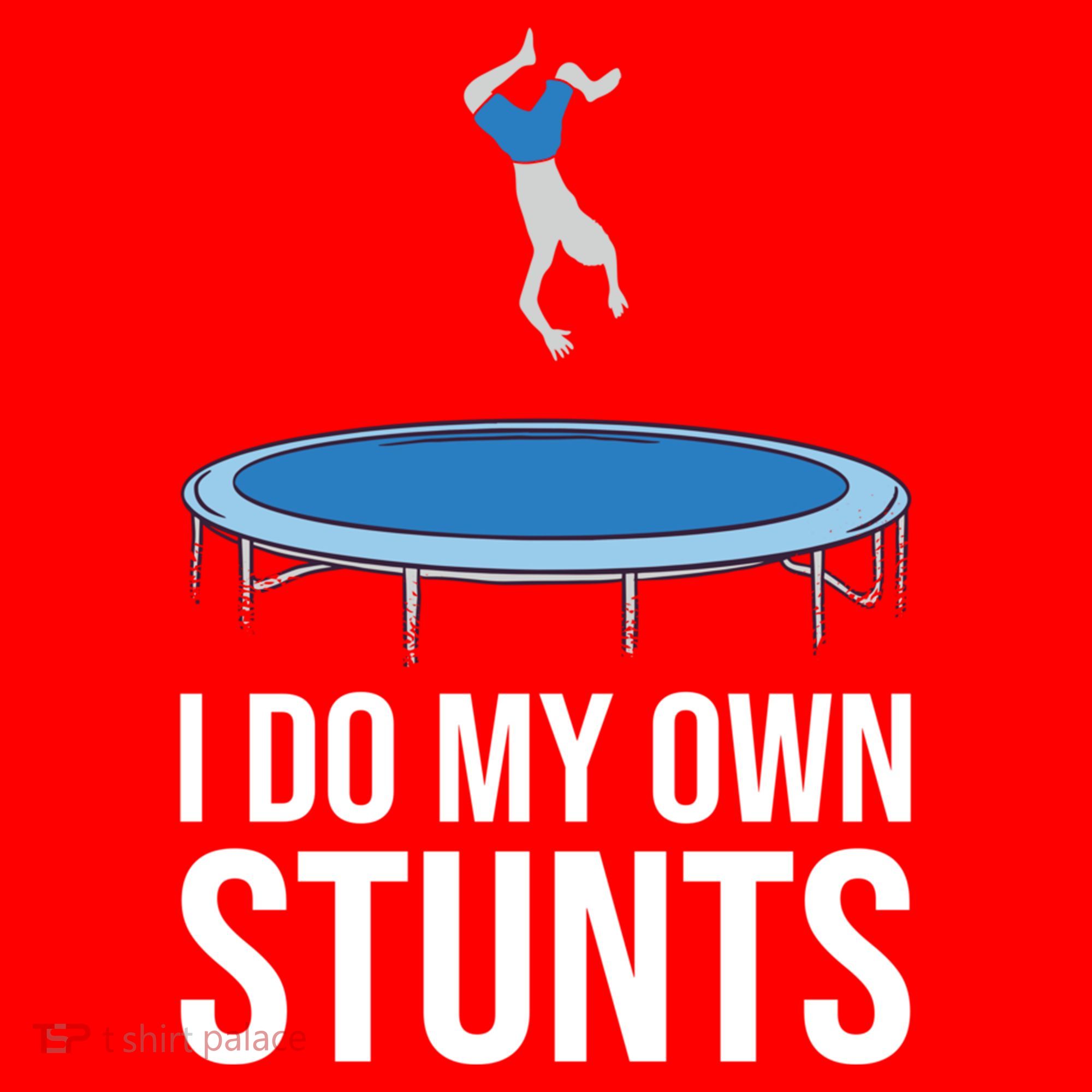 I do my own stunts funny trampoline gymnastic trampolinist gift Santa Hat